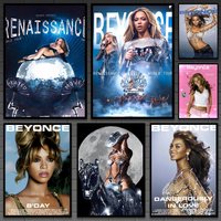 Global Pop Icon B-Beyonces hot Poster Versatile HD Waterproof Wall Art Self-Adhesive Decor for Any Space Ideal Gift