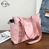 Women's Bag Designer Luxury Bags Nylon Commuting Shoulder Handbag Solid Color Tote Bag Mommy Large Capacity Vacation Handbag2024