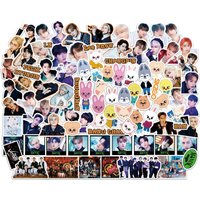 94Pcs/Set SKZOO Stray Kids Album Same Style Stickers HyunJin Woojin Minho Changbin Surrounding Handheld Stickers Creative