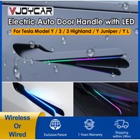 Model Y Electric Auto Door Handle New Y Juniper YL New 3 Auto Presenting Door Handle Colorful Handlebar For Tesla Model Model 3