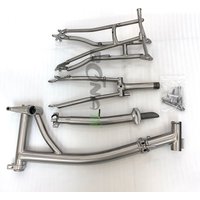 Titanium Folding Bike Frameset, Disc Brake, 20Inch, 451 Wheelset
