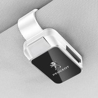 Car Sun Visor Glasses Clips Eyeglasses Holder for Peugeot 408 4008 308 3008 5008 508 106 208 301 407 108 Auto Accessoies