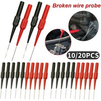 10/20PCS 0.7MM Diagnostic Tools Multimeter Test Lead Extention Back Piercing Needle Tip Probes Autotools Automotive Kit Machine