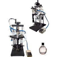 50ml 100ml 200ml Single Nozzles Pneumatic Manual Perfume Vacuum Filling Machine Oil Semi Auto Bottle Manual Filling Machine