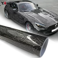 Car Vinyl Wrap Film Black Waterproof Auto Body Decoration Air-release Technology Console Computer Laptop Skin Car Accessories