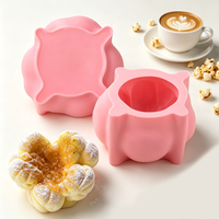 Single Cavity Popcorn Shaped Mold Food Grade Silicone Mousse Cake Mold Kitchen Baking Tool Chocolate Mold DIY Candle Mold