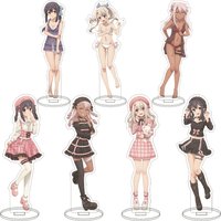 16CM Anime Acrylic Figure Fate/kaleid liner Illya Illyasviel von Einzbern Miyu Emiya Chloe von Einzbern Cos Gift Stand Ornaments