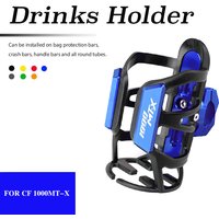 FOR For CFMOTO 1000MT 1000MTX 1000-MT 1000MT-X Motorcycle CNC Beverage Water Bottle Cage Drink Cup Holder Water Cup Holder