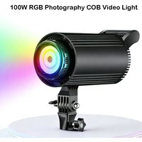 100W Photography COB Video Light RGB Daylight-Balanced Sun Lamp for Portrait Flash Studio Accessories Youtube Live 110-220V EU