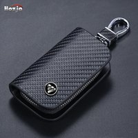 Carbon Fiber Pattern Leather Car Key Case Zipper Key Cover for FOTON VIEW G5 TUNLAND V9 TUNLAND G7 TUNLAND G9 Accessories 2024