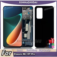 6.67 inch AAA Quality For Xiaomi Mi 10T Pro LCD Display Touch Screen Digitizer Assembly Replacement With Frame and Battery Cover