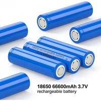 2026 Upgraded 18650 3.7V 66600mAh Rechargeable Lithium Battery for Outdoor Flashlights Daily Toys and Small Electronics