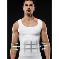 2/1Men's Compression Body Shaper Tank Top, Slimming Vest