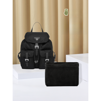 Miceai Bear Parachute Nylon Double Shoulder Bag Inner Organizer Pouch Storage Bag Family Storage Tools Makeup Bag