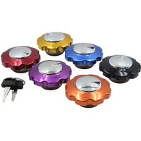 AliExpress NONE New Aluminum Alloy Fuel Tank Cap Cover Lock Set with 2 Keys For CG125 TMX Motorcycle Dirt Bike Modification Accessories
