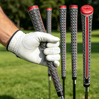 10/13Pcs Z Cotton Yarn Rubber Golf Grips Golf Club Grips Iron and Wood Grips Standard Midsize Universal Grip Non-slip Golf Grip