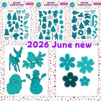2026 June new Made To Surprise Die metal cut dies and clear stamps scrapbooking to make paper engraving frames card craft set