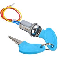 AliExpress NONE New Arrival 1 Set 2 Wire Key Ignition Switch Lock Motorcycle Go Kart Scooter Bike Switches For Motorcycle Electrical System