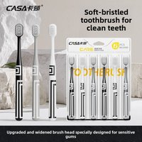 【 Handheld Six 】 Advanced Soft Toothbrush for Adult Home Use, School Use, Cleaning, Gingival Protection, Wide Head Toothbrush