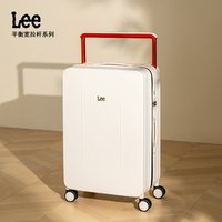 LEE Suitcase Wide Handle Travel Suitcase Men 20 24 26 Carry-On Luggage Women PC Aluminum Frame Trolley Case
