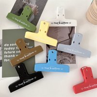 Retro Metal Wide Binder Clip Magnetic Ticket Holder Paper Clips Metal Hinge Clip Clamps for Crafts Photos Office School Supplies