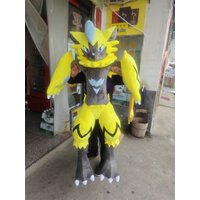 New Pokemon Holster DIY Handmade Custom Zeraora 160cm Plush toy (Semi-finished products without cotton filling)