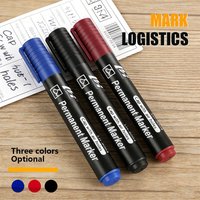 3pcs Hard Head 3mm Oily Big Head Marker Pen, and Non Fading Convenient Large Capacity Big Head Marker Pen, Art Supplies