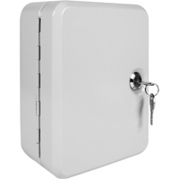Lockable Security Metal Cabinet Home Security Key Cabinet Box 20 Tags Fobs Wall Mount Property Management Company