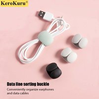 Enrouleur de câble, organisateur de câbles, Clips, fil de souris, support de casque, support de chargeur USB, organisateur de bureau bien rangé, protecteur de fil