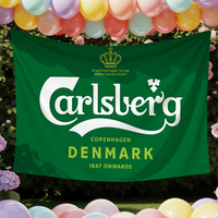 Beer C-Carlsberg G-Group flag Suitable For Party Club Outdoor Interior Wall Art Decoration Banner Gift