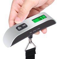 Portable Scale Digital LCD Display 110lb/50kg Electronic Luggage Hanging Suitcase Travel Weighs Baggage Bag Weight Balance Tools image 4