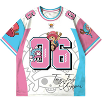 Bandai One Piece Tony Tony Chopper 06 Soccer Jersey 3D Quick Dry T-Shirt For Men Women Kids Sports Anime Tee Streetwear