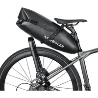 AliExpress NEWBOLER Bicycle Bag Waterproof 13L Large Capacity Bicycle Saddle Bag Bike Foldable Tail Bag Bicycle Rear Shelf For Bikepacking