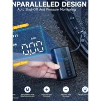 AliExpress GIOIO YINGBOOST Mini Tire Inflator Pump,130PSI Electric Cycle Air Pump Bike Tire Pump for Road Bike, Motorcycle, E-Bike and Ball