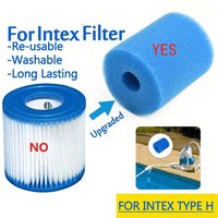 2020 New Hot Sale 1pcs Filter Sponge For Intex Type H Washable Reusable Swimming Pool Filter Foam Sponge Cartridge