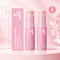 1/2pcs Pink Hydrating Balm Stick Moisturizing Face & Neck Care Skin Smoothing Daily Gentle Care Intense Moisture Lock Profession