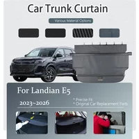 Car Rear Trunk Curtain Cover For DFSK Landian E5 NEV 2023~2026 Retractable Storage Trunk Rack Partition Shelter Auto Accessories