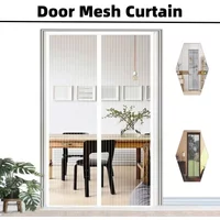 Automatic Closing Door Mesh Curtain Anti Mosquito Netting Door Screen Universal Magnetic Mesh Curtain Ventilation Dustproof Net