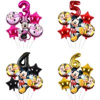 Mickey Minnie Mouse Helium Foil Balloons Birthday Party Decoration Baby Shower Birthday Latex Balloon Cartoon Kids Toy