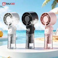 Mini Water Spray Fan Handheld Humidifier Portable Water Mist Fan For Outdoor USB Rechargeable Air Cooling Fan Mini Desk Fan
