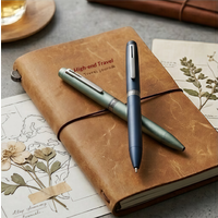 Uni Jetstream Ballpoint Pen SXE3-LPRQ Business Rotation Switching 3-color Premium All-metal Matte Body for Long-term Daily Use