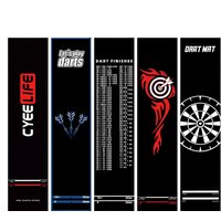 Dart Board Floor Mat Portable Protection Carpet With Throw Line Non-Slip Dart Mat For Game Room Basement Garage Office Sports