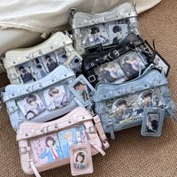 Original Daily Versatile Bag One Shoulder Bags for Women's Crossbody Bag Cute Transparent Bag Female