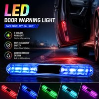 Car Welcome Light Multifunctional LED Anti-collision Flashing Door Warning Light Car Atmosphere Light Warning Light