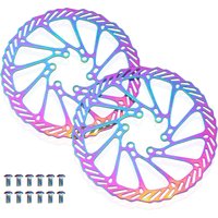 AliExpress TANKE Bike Disc Brake Rotor 140 160 180 203 Disc Brake 2 Piece with 12 Bolts for Road Bike MTB BMX Floating disc Stainless Steel