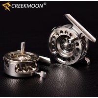 Full Aluminum Ice Fishing Reel Right Hand V-shape Flying Wheel 50mm 60mm Fly Winter Fishing Reels Gear Ratio 1:1 For Outdoor