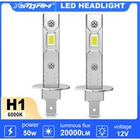 XSTORM H1 H3 LED Headlight Bulb Mini 50W 20000LM CSP for Car Headlamp Fanless Light Auto Diode Fog Lamps 12V 6000K Automobile