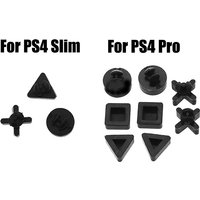 3/8Pcs Silicon Bottom Rubber Feet Pads Cover Cap Set For Sony PS4 Pro / PS4 Slim Console Housing Case Anti-slip Feet Cover