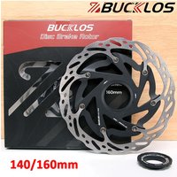 AliExpress BUCKLOS MTB Centerlock Disc Brake Rotor for Sram CLX-R Center Lock Rotor 140/160mm Mountain Road Bike Rotors Cycling Discs