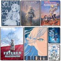 Anime F-Frieren Beyond Journeys End-MT poster HD canvas advanced aesthetic Printing Paper Wall Art for Living Room Home Decor